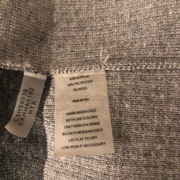 Calvin Klein open front cardigan sweater - Picture 3 of 3